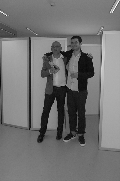 The dream team : l’éditeur Frédéric Houdaille et l’auteur Jérémie Guez